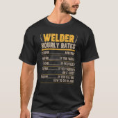 Welder Weldin Worker Ironsmith Blacksmith Expert H T-shirt (Voorkant)