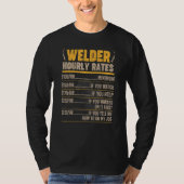 Welder Weldin Worker Ironsmith Blacksmith Expert H T-shirt (Voorkant)