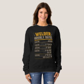 Welder Weldin Worker Ironsmith Blacksmith Expert H Trui (Voorkant volledig)