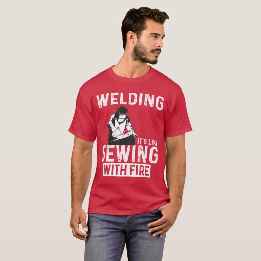 Welder Welding boy T-shirt (Voorkant volledig)