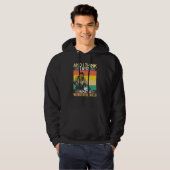 Welder Welding Distressed Retro Vintage Style Desi Hoodie (Voorkant volledig)