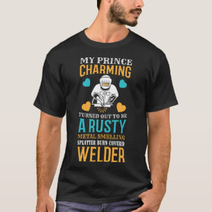 Welder Wife Ma Vriendin Cute Funny Welding Weld T-shirt
