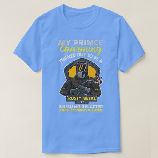 Welder Wife Mam Vriendin Cute Funny Welding Dist T-shirt (Design voorkant)