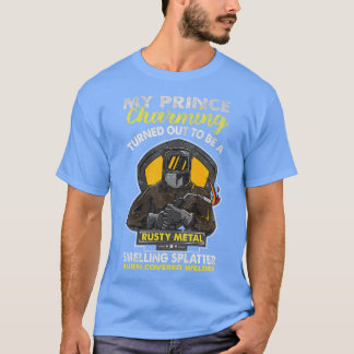 Welder Wife Mam Vriendin Cute Funny Welding Dist T-shirt