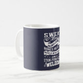 Welder Woman Koffiemok (Voorkant links)