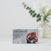 Welder Worker on Metal | Trades Visitekaartje (Staand voorkant)