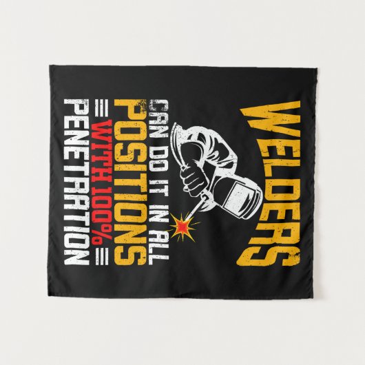 Welders do it in all Positions Wandkleed (Voorkant (horizontaal))