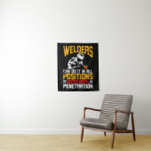 Welders do it in all Positions Wandkleed (In situ)