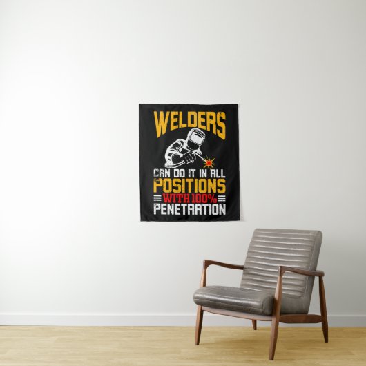 Welders do it in all Positions Wandkleed (In situ)