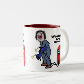 Welders zijn gek tweekleurige koffiemok (Voorkant rechts)