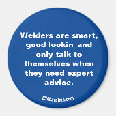 Welders zijn ... magneet (Voorkant)