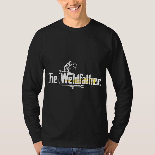 Weldfather Cool Welder Gift T-shirt Lassen Funny C (Voorkant)