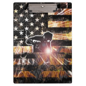 Welding Flag Sparks & Flames Klembord (Voorkant)