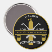 Welding Humor Gift Magneet (Voorkant / Achterkant)