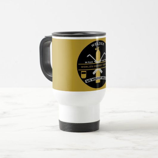 Welding Humor Gift Reisbeker (Voorkant links)