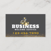 Welding Service Metal Fabrication Pro Welder Visitekaartje (Voorkant)