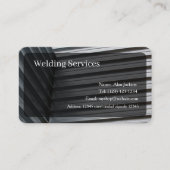 Welding Services Business card editable Visitekaartje (Voorkant)