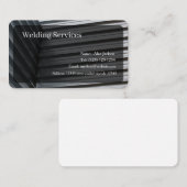 Welding Services Business card editable Visitekaartje (Voorkant / Achterkant)