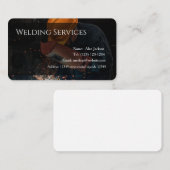 Welding Services Business card editable Visitekaartje (Voorkant / Achterkant)