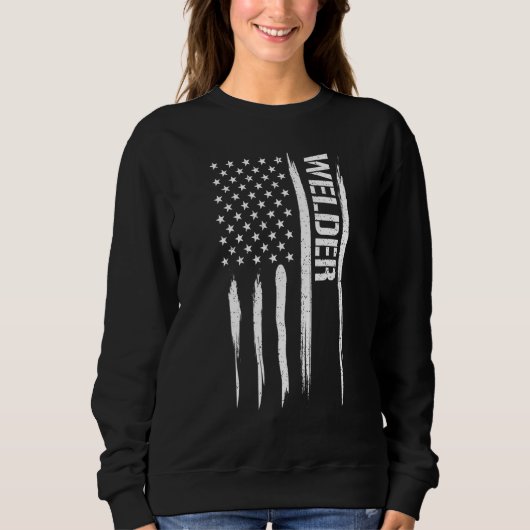 Welding Welder - American Flag Sayings Trui (Voorkant)