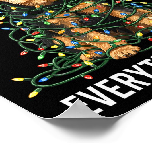 Welerrier Christmas I'm Fine Everything Is Fine Pr Poster (Hoek)