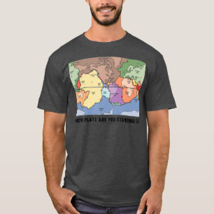 Welk Bord staat u op de tektoniek van het Bord? T-shirt