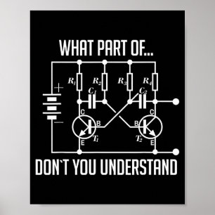 Welk deel begrijp je niet Engineer cadeau Poster