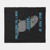 Welk deel van AROOO begreep je niet Fleece Deken (Voorkant (Horizontaal))