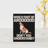 Welk deel van Aroooooo Hondenliefhebber Beagle hon Kaart (Gele Bloem)