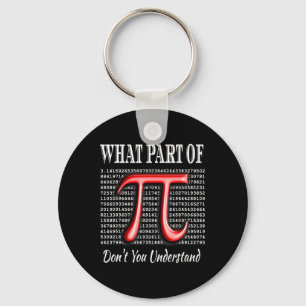 Welk deel van begrijp je niet Gift Wiskunde Pi Day Sleutelhanger