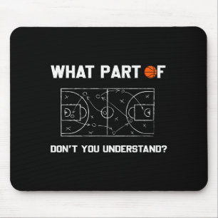 Welk Deel Van Begrijp Je Niet Grappig Basketbal Muismat