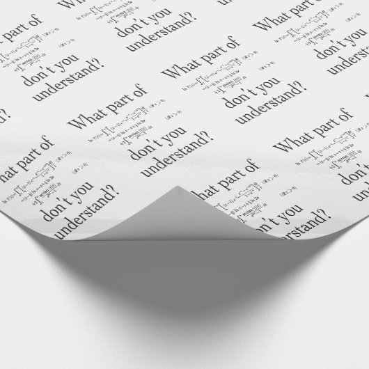 Welk deel van...? cadeaupapier (Hoek)