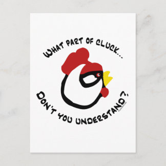 Welk deel van Cluck.. Briefkaart