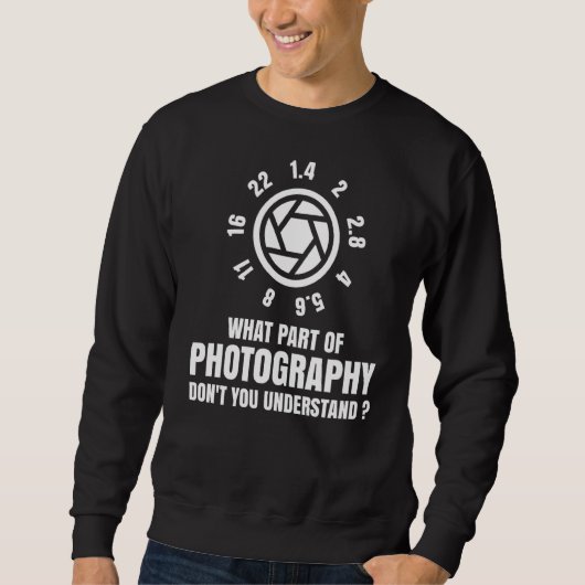 Welk deel van de fotografie trui (Voorkant)