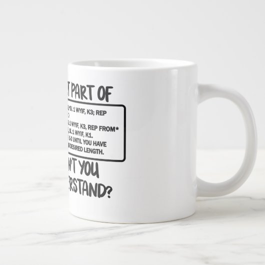 Welk deel van de Mok (breipatroon) (Rechts)