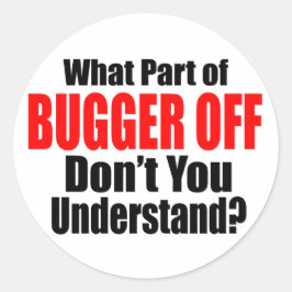 Welk deel van de rugger uit ronde sticker