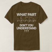 Welk deel van Dont begrijpt u Funny4 T-shirt (Design voorkant)