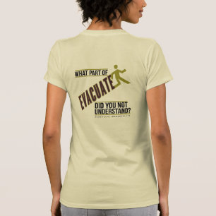 Welk deel van Evacuate Noodmanager T-Shirt