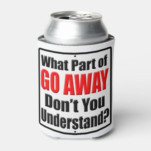 Welk deel van Go Away Blikjeskoeler (Blikje Voorkant)