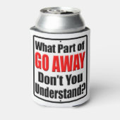 Welk deel van Go Away Blikjeskoeler (Blikje Achterkant)