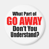 Welk deel van Go Away Magneet (Voorkant)