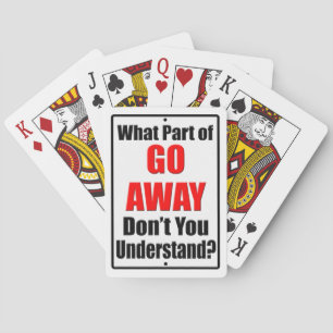 Welk deel van Go Away Speelkaarten