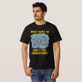 Welk deel van het elektrische circuit je niet begr t-shirt (Voorkant volledig)