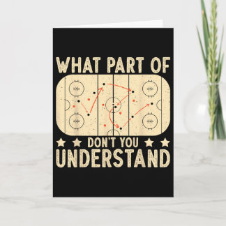 Welk Deel Van Hockey Begrijp Je Niet Hockey Speler Kaart