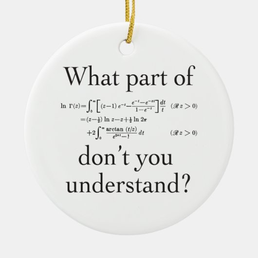 Welk deel van... keramisch ornament (Voorkant)