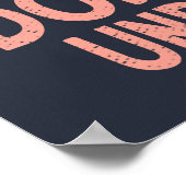 Welk deel van Meow begrijpt Funny Cat niet Poster (Hoek)