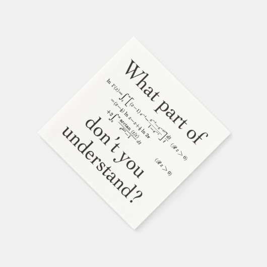 Welk deel van... servet (Hoek)