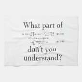 Welk deel van...? theedoek (Horizontaal)