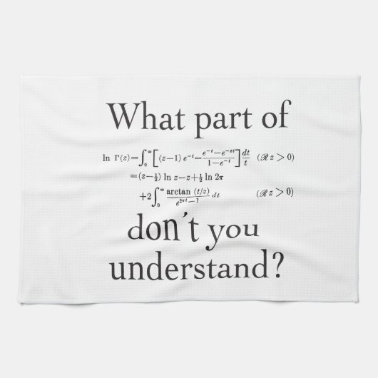 Welk deel van...? theedoek (Horizontaal)