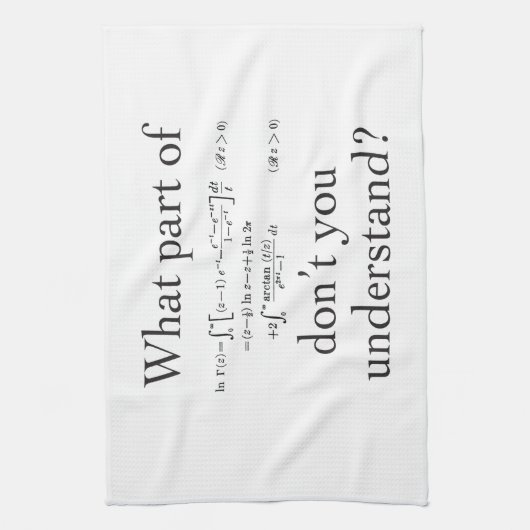 Welk deel van...? theedoek (Verticaal)